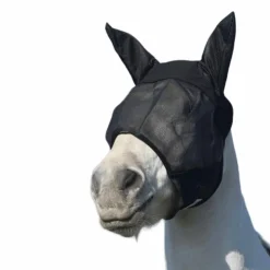 Sale Absorbine - Masque anti-mouches avec oreilles Ultrashield Flymask Noir