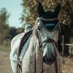 Discount Antarès Sellier - Bonnet crochet Logo Écusson Marine