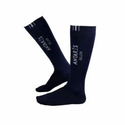 Clearance Antarès Sellier - Chaussettes d'équitation unisexe Marine