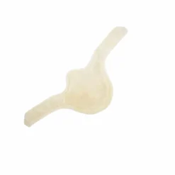 Clearance Antarès Sellier - Doublure mouton synthetique naturel bavette Signature longue Blanc