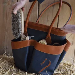 Online Antarès Sellier - Sac de pansage Oliva / bleu Marron