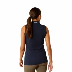 Ariat - Polo sans manches femme Prix 3.0 Marine Hot