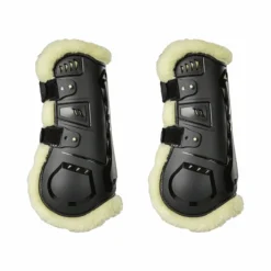 Outlet Back On Track - Guêtres ouvertes mouton synthétique Airflow x2 Noir