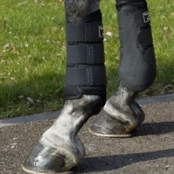 Back On Track - Guêtres souples 3D mesh x2 Noir Discount