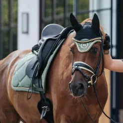 Back On Track - Tapis de selle Night olive Vert