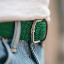 Sale Billybelt - Ceinture tressée élastique Vert impérial