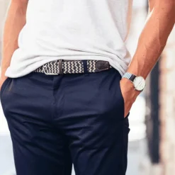 New Billybelt - Ceinture tressée élastique Panama