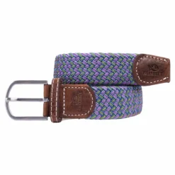 Billybelt - Ceinture tressée Johannesburg / violet/ vert Bleu Hot