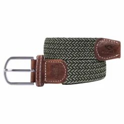 Discount Billybelt - Ceinture tressée Quebec kaki/ gris Vert