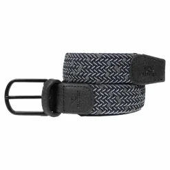 Billybelt - Ceinture tressée Katla / blanc/ vert Noir