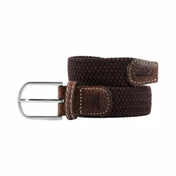 Hot Billybelt - Ceinture tressée élastique Marron feuille