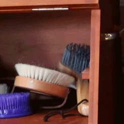 Sale Borstiq Farm - Brosse douce poils naturels Beige