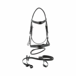 Online Canter - Bridon Ornella avec rênes Noir