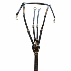 New Canter - Collier de chasse surpiqué Marron