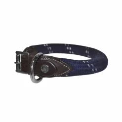 Clearance Canter - Collier pour chien corde marron / Marine