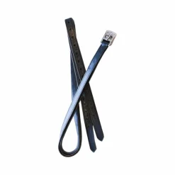 Canter - Etrivières nylon et cuir Noir Discount