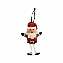 Canter - Jouet pour chevaux en cuir Père Noêl Corde Rouge Discount