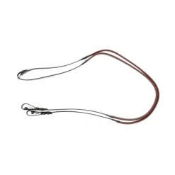 Hot Canter - Rênes de cheval caoutchouc 19mm Marron