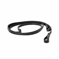 Best Canter - Rênes de cheval cuir lisse 16 mm Noir