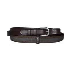Hot Canter - Rênes de cheval supergrip 16 mm Marron