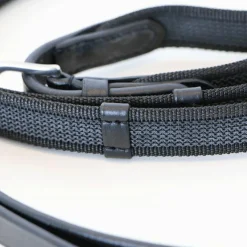 Online Canter - Rênes de cheval supergrip 16 mm Noir