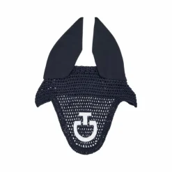 Cavalleria Toscana - Bonnet pour chevaux CT crochet earnet marine Bleu Sale