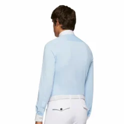 Outlet Cavalleria Toscana - Chemise manches longues homme Bleu