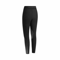 Cavalleria Toscana - Legging d'équitation femme doublé polaire Pop Art Noir Clearance