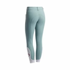 Cavalleria Toscana - Pantalon d'équitation femme Americain taille haute mint green Vert