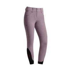 Hot Cavalleria Toscana - Pantalon d'équitation femme Americain taille haute lilas Violet