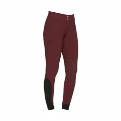 Sale Cavalleria Toscana - Pantalon d'équitation femme Americain taille haute Bordeaux