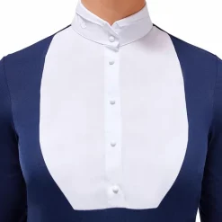 Cavalleria Toscana - Polo manches longues femme jersey royal Bleu New