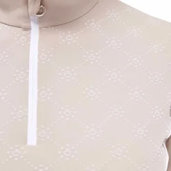 Online Cavalleria Toscana - Polo d'entraînement femme manches longues Beige