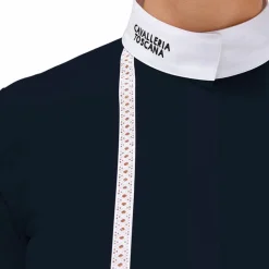 Clearance Cavalleria Toscana - Polo manches longues de concours femme Marine