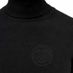 Cavalleria Toscana - Pull à col roulé femme cachemire Noir Clearance