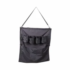 Online Cavalleria Toscana - Sac à bandes imperméable noir logo blanc