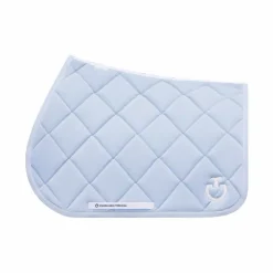 Cavalleria Toscana - Tapis de selle Diamond Quilted Jersey sky blue Bleu Best
