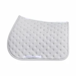 Outlet Cavalleria Toscana - Tapis de selle Embrodery Quilted light grey Gris