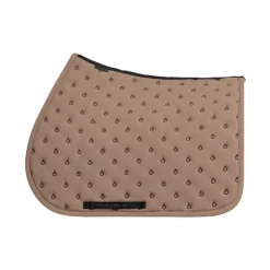 Outlet Cavalleria Toscana - Tapis de selle Embrodery Quilted noisette Beige