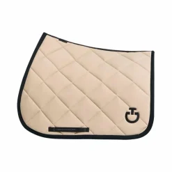 Cavalleria Toscana - Tapis de selle Diamond Quilted Jersey champagne Beige Hot