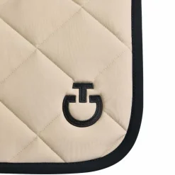 Cavalleria Toscana - Tapis de selle Diamond Quilted Jersey champagne Beige Hot