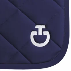 Cavalleria Toscana - Tapis de selle Diamond Quilted Jersey midnight blue Bleu Best