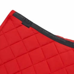 Cavalleria Toscana - Tapis de selle Glitter coquelicot Rouge Discount