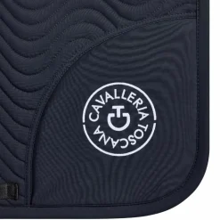 Discount Cavalleria Toscana - Tapis de dressage Double Orbit Wave Quilted Marine