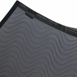 Discount Cavalleria Toscana - Tapis de selle Double Orbit Wave Quilted anthracite Gris