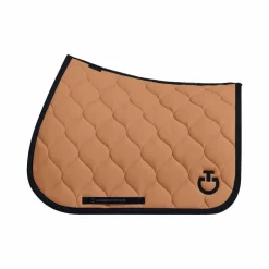 New Cavalleria Toscana - Tapis de selle New Circular Quilted Jersey caramel Marron