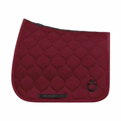 Best Cavalleria Toscana - Tapis de selle New Circular Quilted Jersey Bordeaux