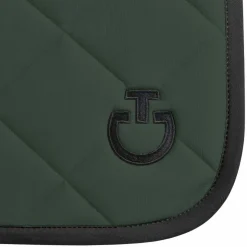 Outlet Cavalleria Toscana - Tapis de selle Diamond Quilted Jersey jungle green Vert
