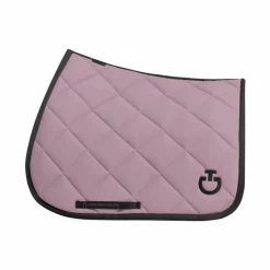 Cavalleria Toscana - Tapis de selle Diamond Quilted Jersey lilas Violet New