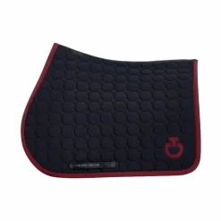 New Cavalleria Toscana - Tapis de selle Circle / bordeaux Noir